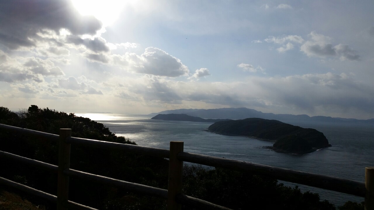 2015加太の砲台跡から見た友ヶ島